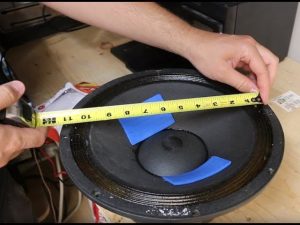 how to measure a speaker size